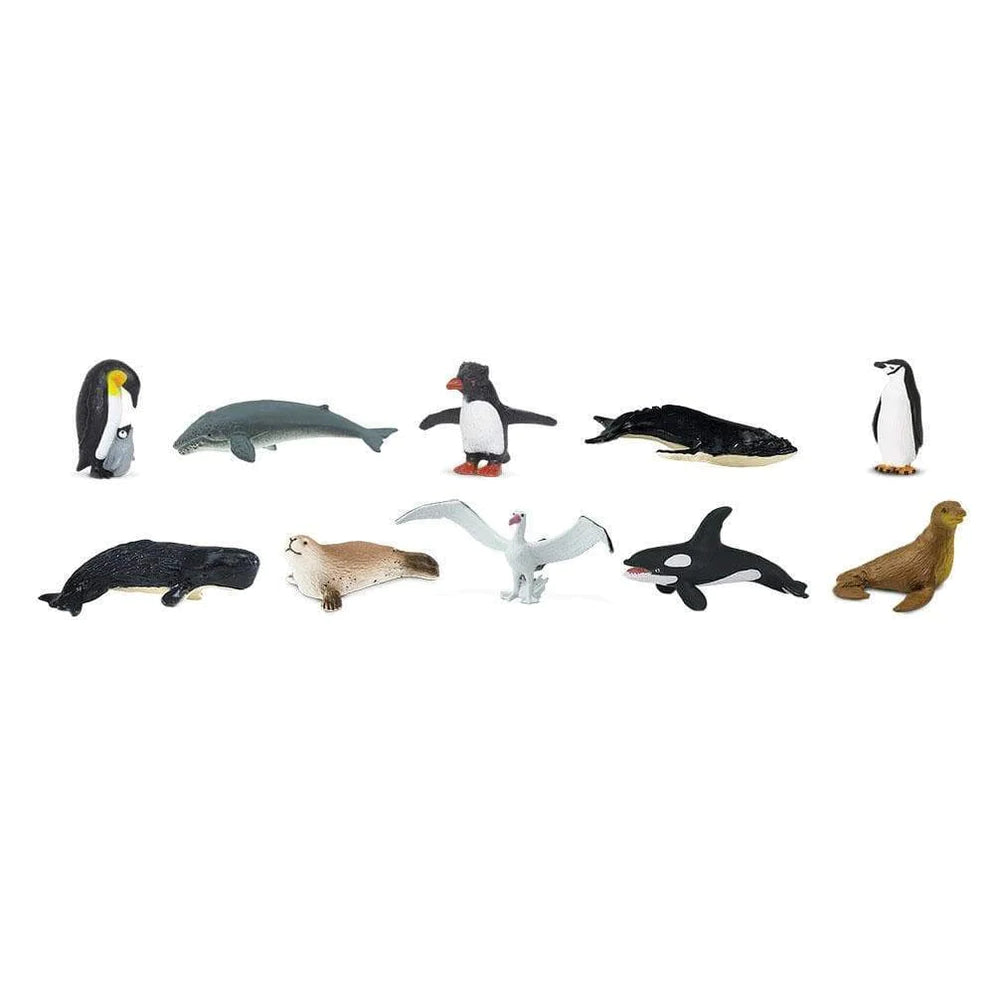 Antarctica Toob Speelfiguren - Leer de IJsige Wildernis kennen met 13 Iconische Dieren