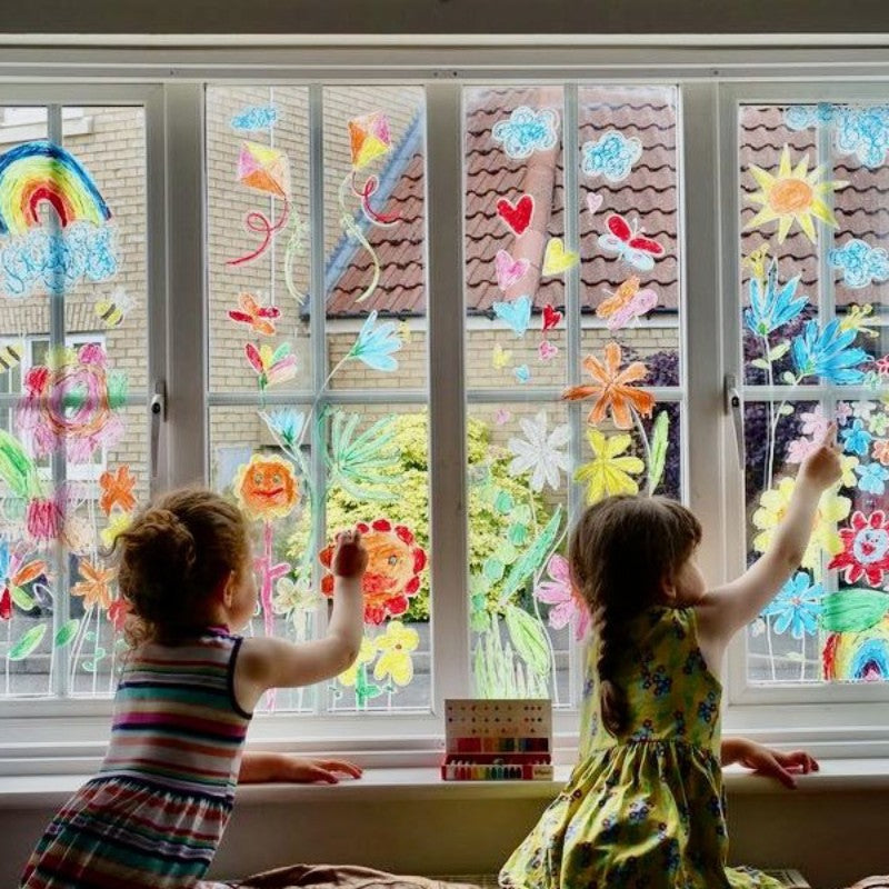 Kitpas Medium Rijstwax Krijt | 12 stuks