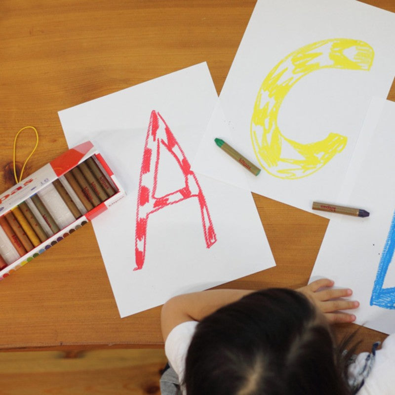 Kitpas Medium Rijstwax Krijt | 12 stuks