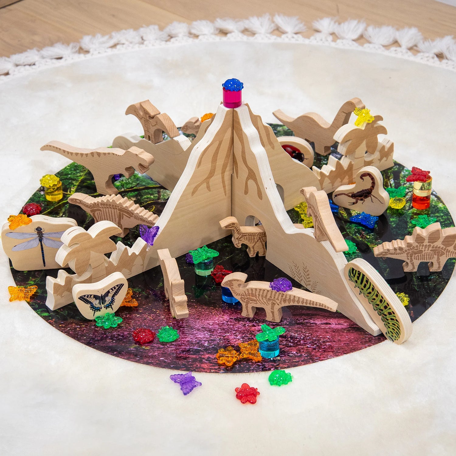 Ronde Speelmat - Bos