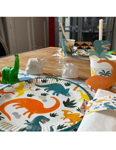 Mako Moulages - Verjaardagsbox voor 6 kinderen Dinosaurus