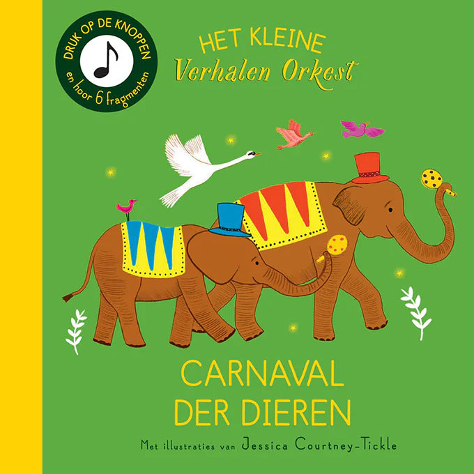 Het verhalen orkest | Carnaval der dieren (kartonboekje)