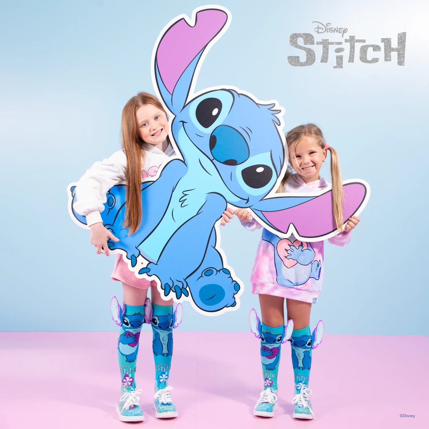 Stitch sokken (zilver)