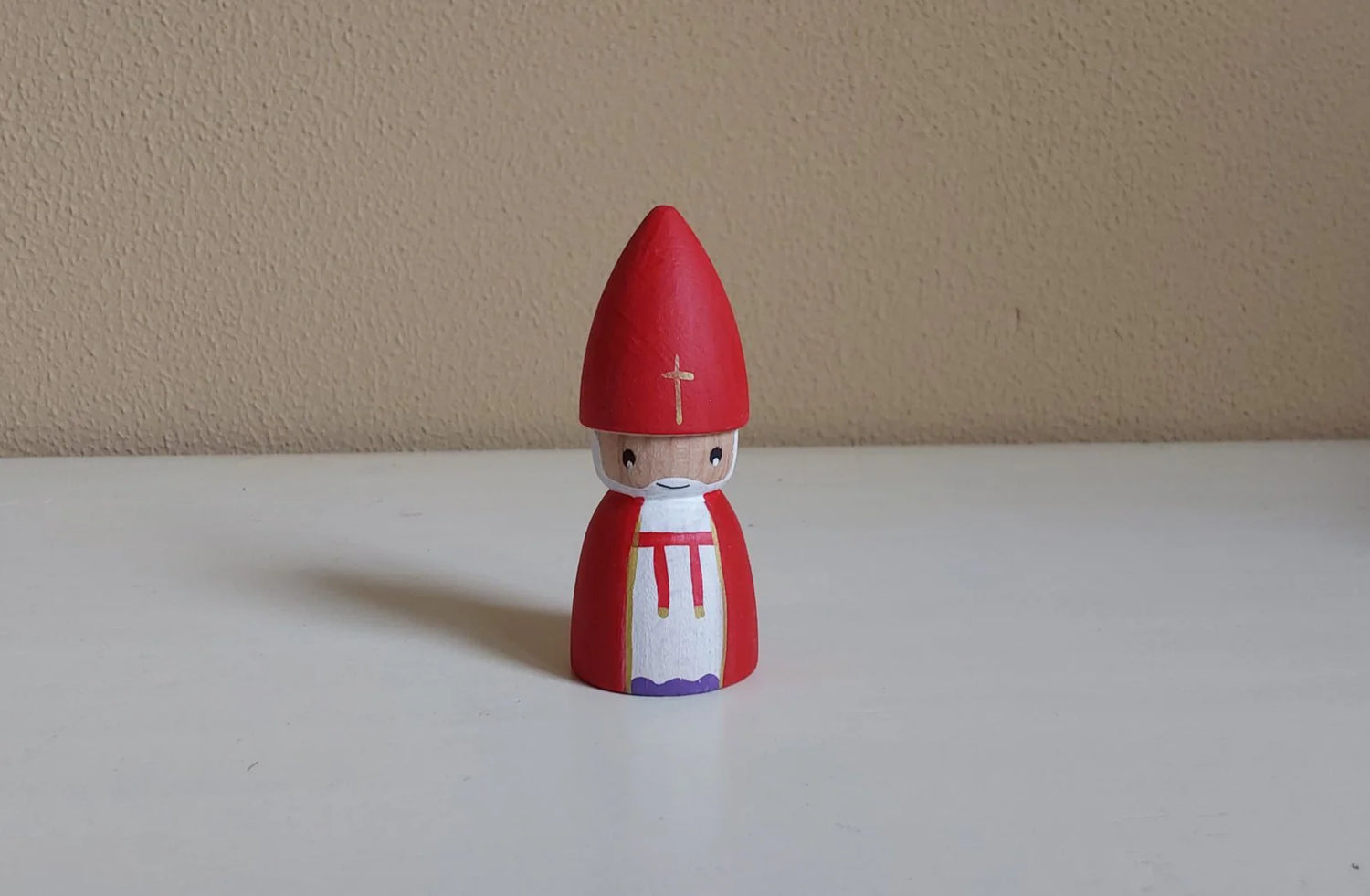 Sinterklaas - Houten Pegdoll Sint - Thema Sinterklaas