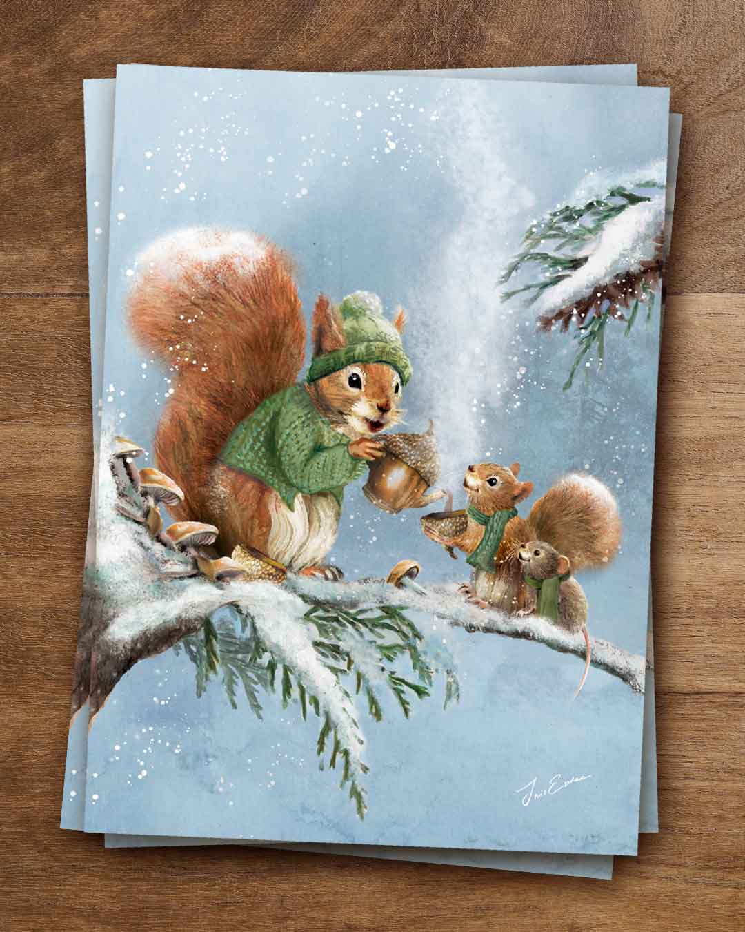 Acorn Tea | Iris Esther - Ansichtkaart