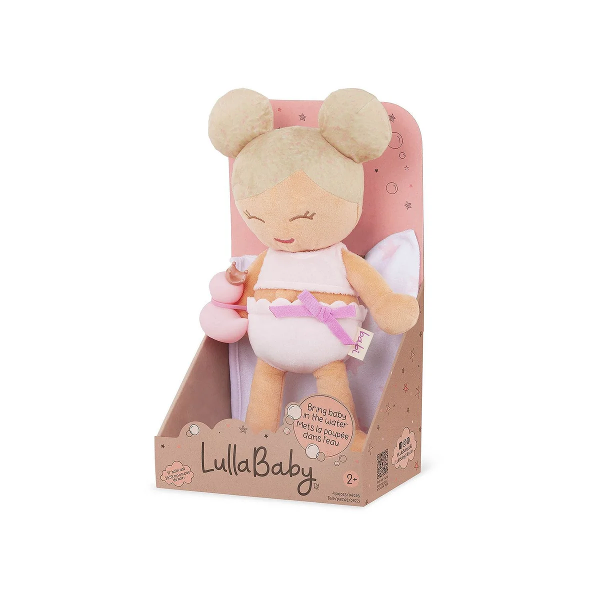 LullaBaby - Badpopje Blonde haren