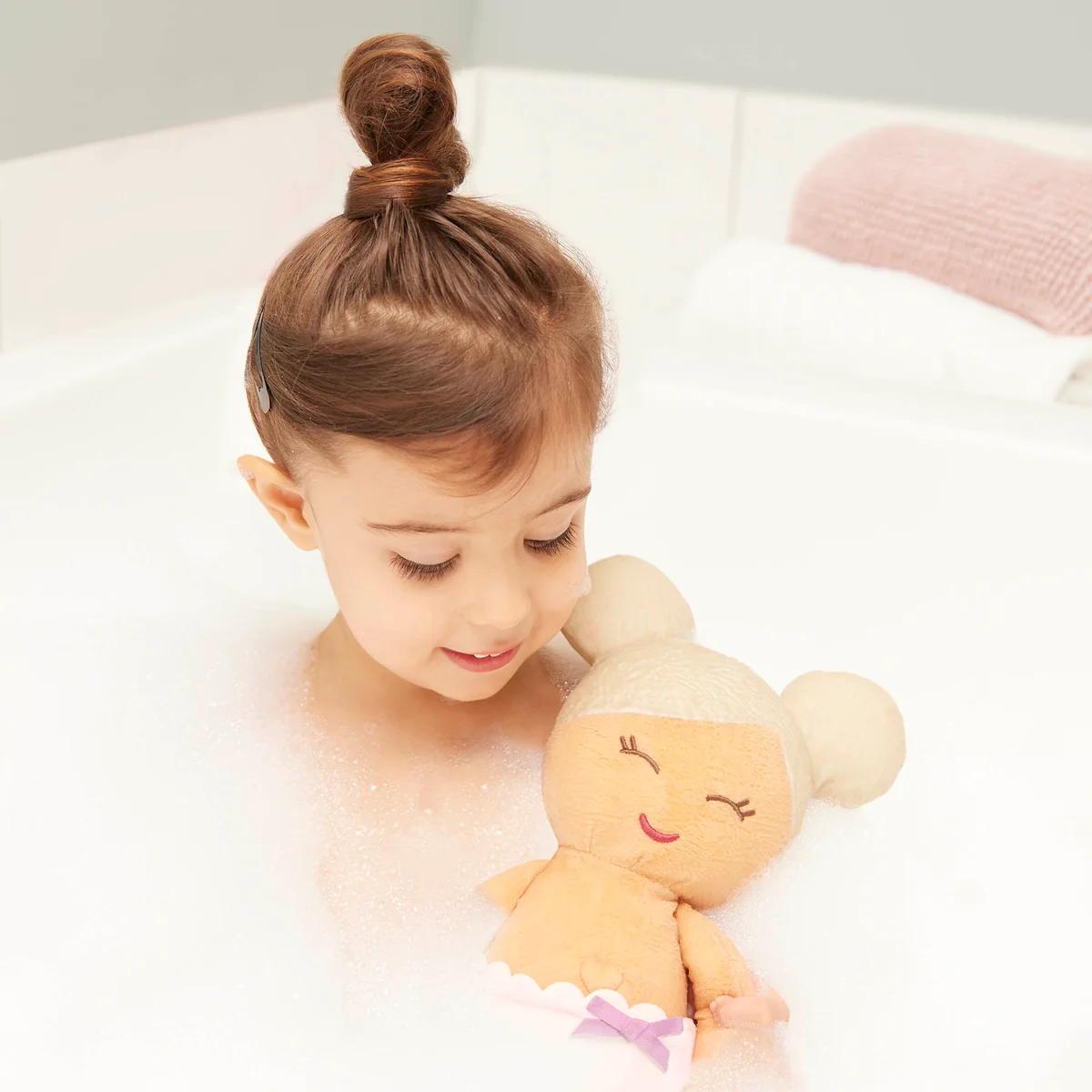 LullaBaby - Badpopje Blonde haren