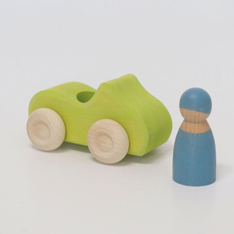 Grimms cabrio met poppetje - Groen