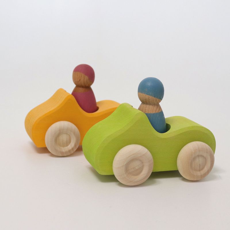 Grimms cabrio met poppetje - Groen