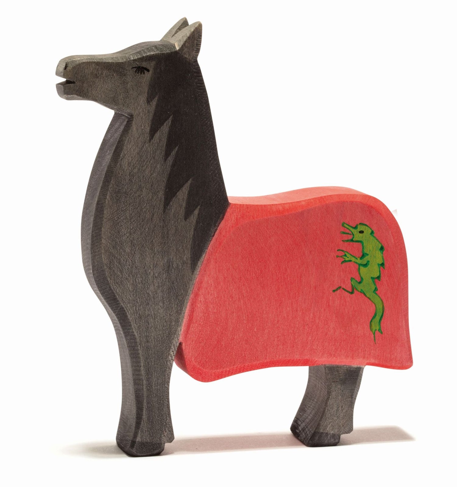 Paard zwart voor zwarte ridder