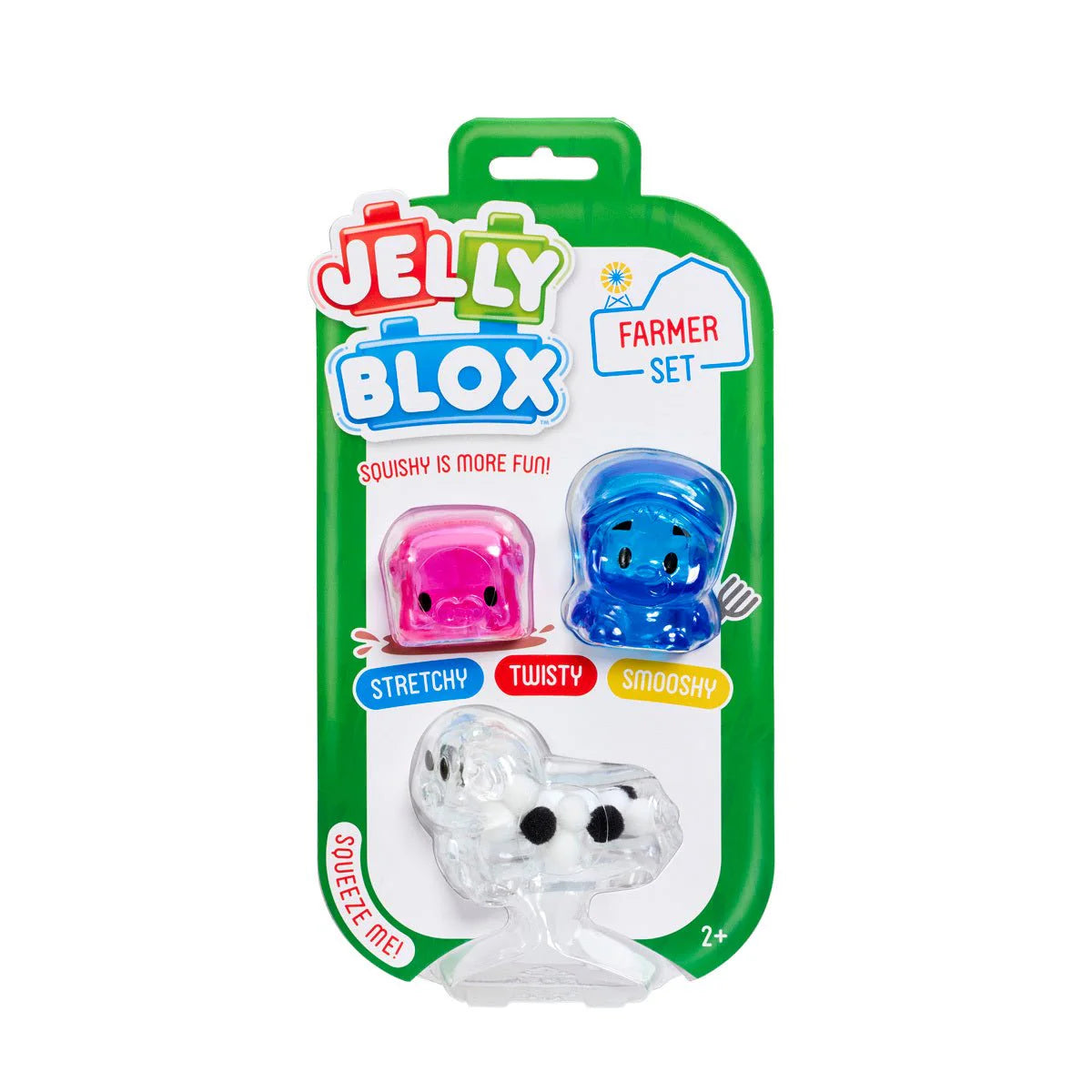 Jelly Blox - Sensorische blokken Farm Friends Assorti 3st - Goliath