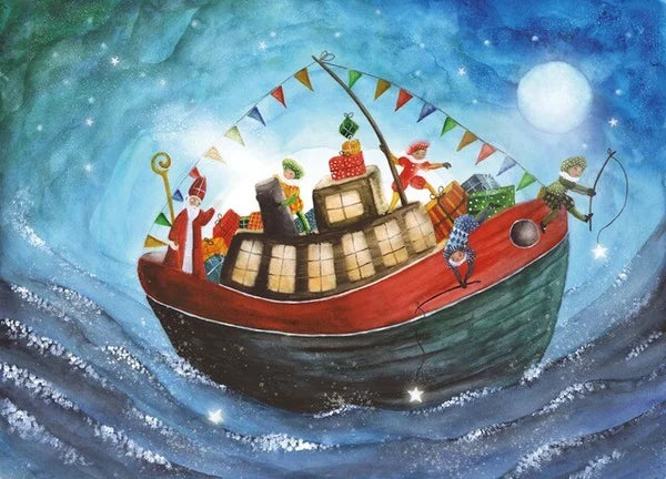 Bootje Kadootje | Bijdehansje ansichtkaart