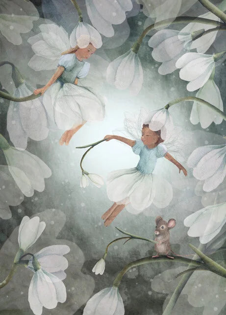 Snowdrop Wiggle | Bijdehansje ansichtkaart