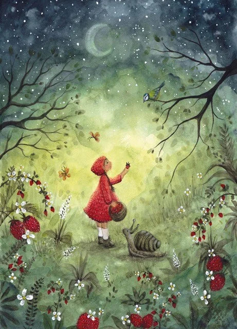 strawberry dream | Bijdehansje ansichtkaart