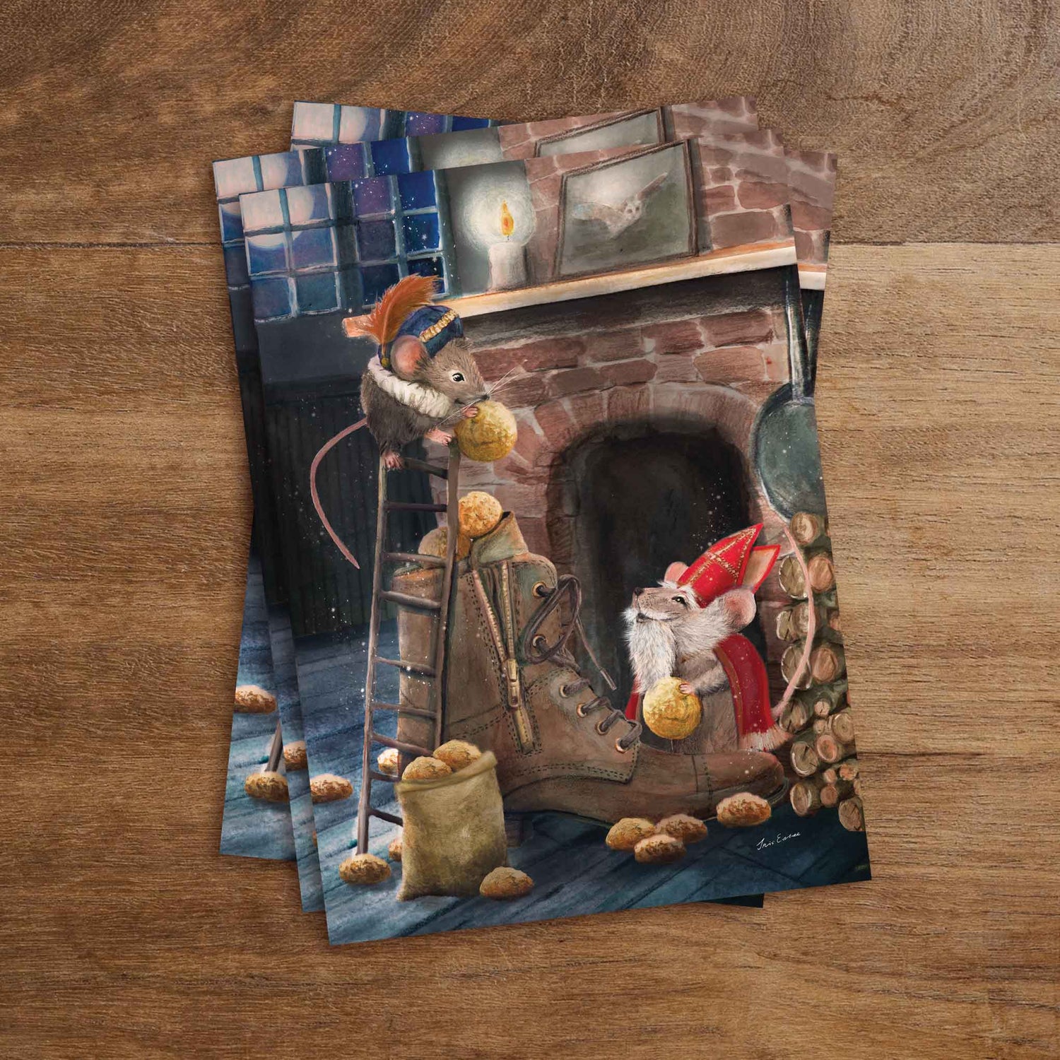 Sintermuis | Iris Esther - Ansichtkaart