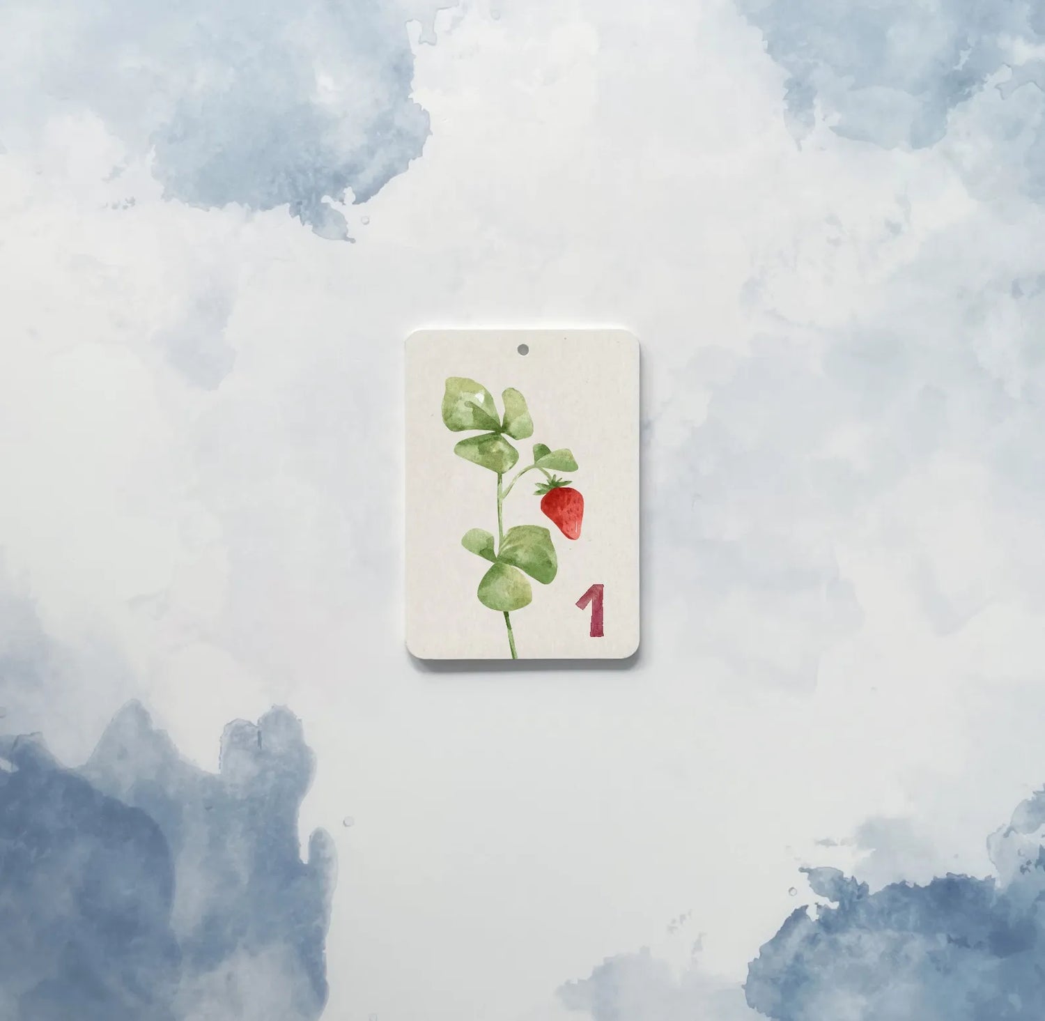 In A Flashcard miniset nature counting (tellen in de natuur)