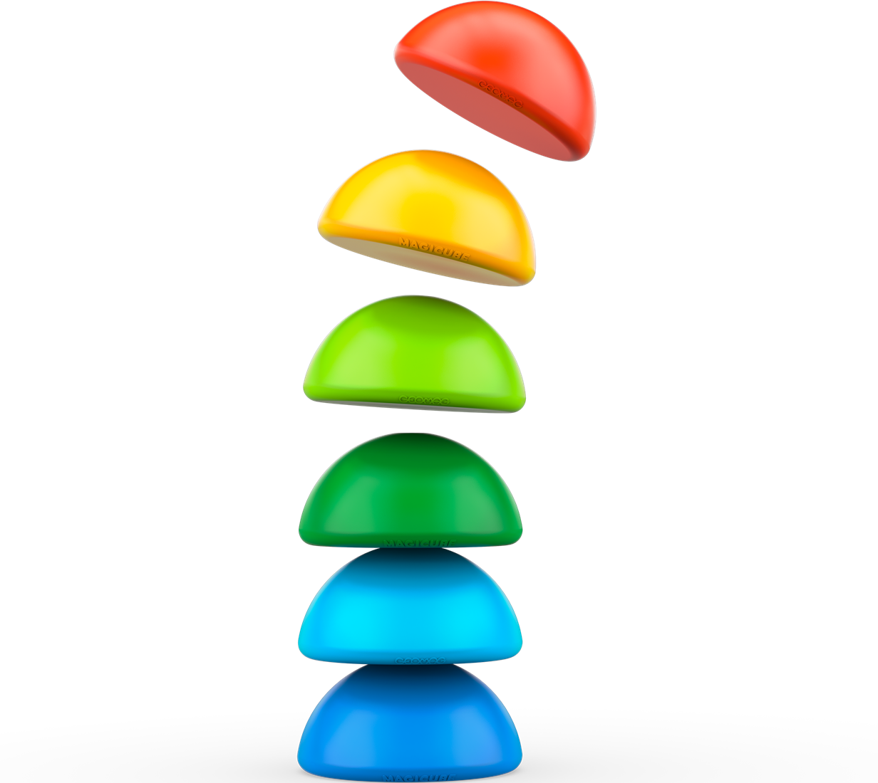 Geomag Magicube Blocks Recycled Stacking 6 stuks