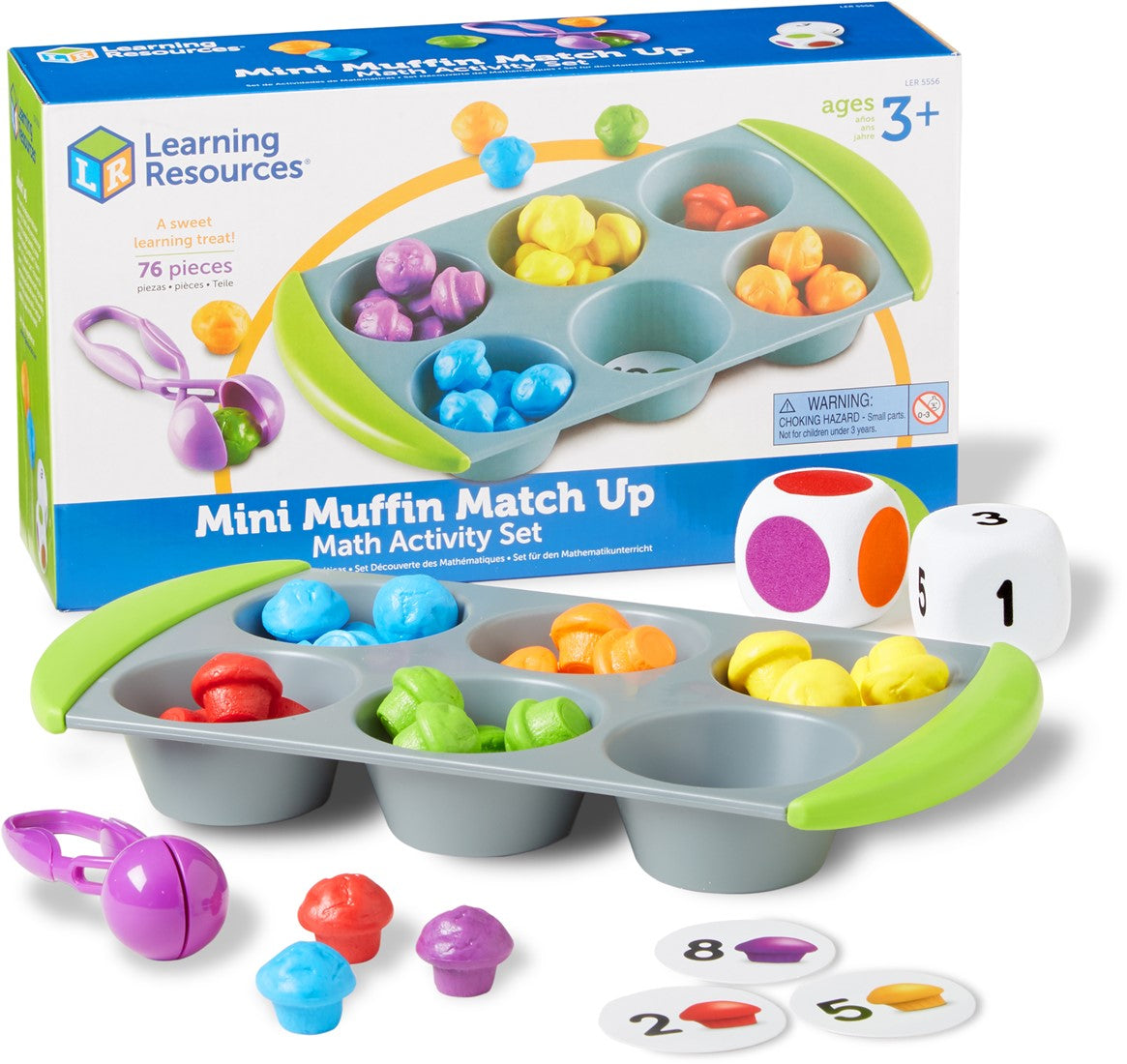 Learning Resources - Mini Muffin Match Up Math Activity Set