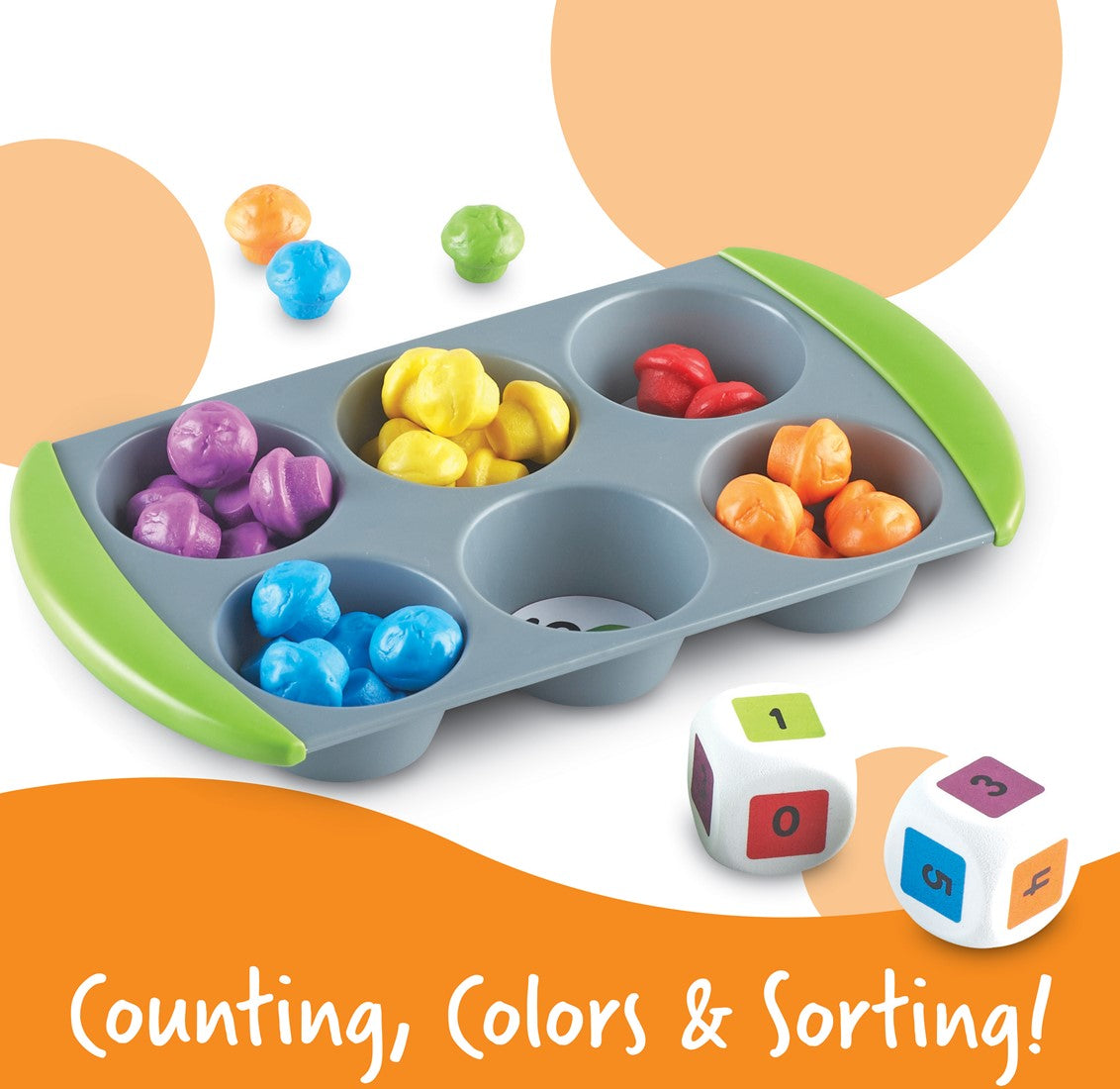 Learning Resources - Mini Muffin Match Up Math Activity Set