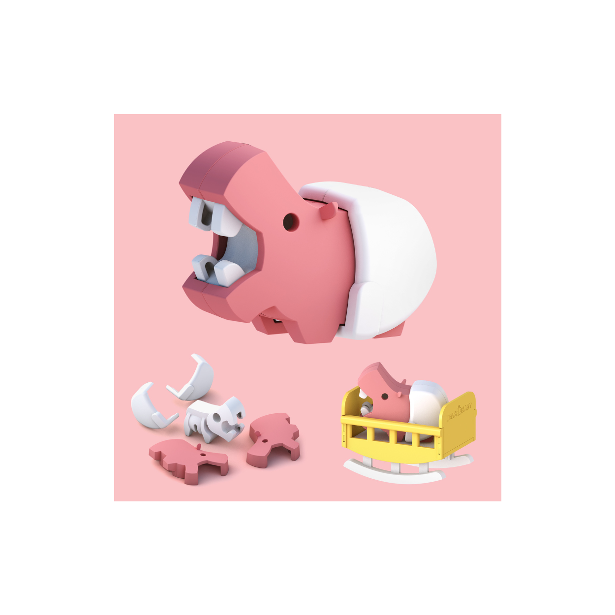 Halftoys – Baby Savannah – Nijlpaard