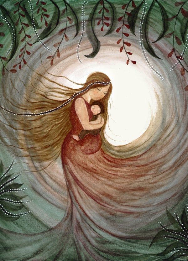 Motherhood | Bijdehansje ansichtkaart