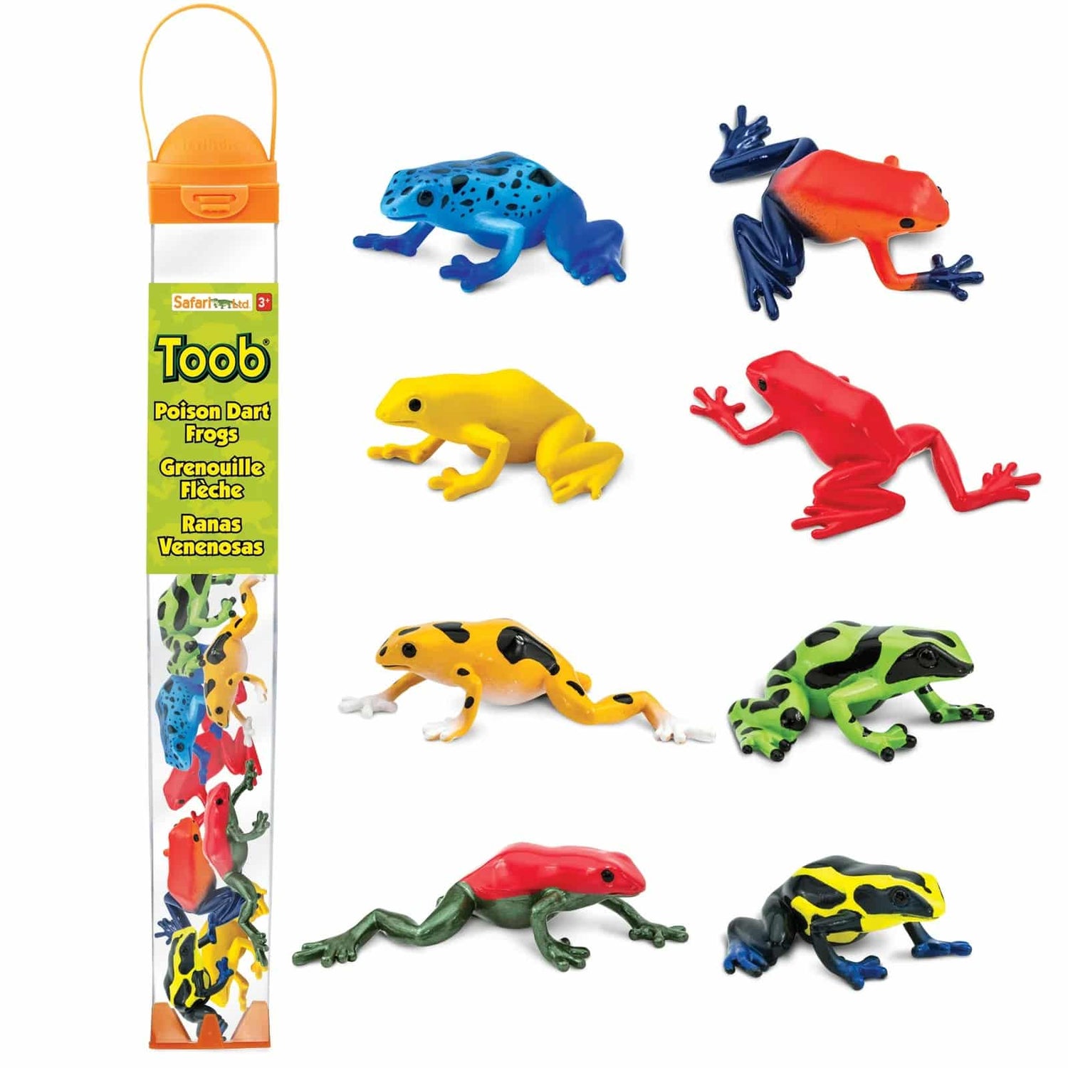 Pijlgifkikkers Speelfiguren – Safari Toob Set