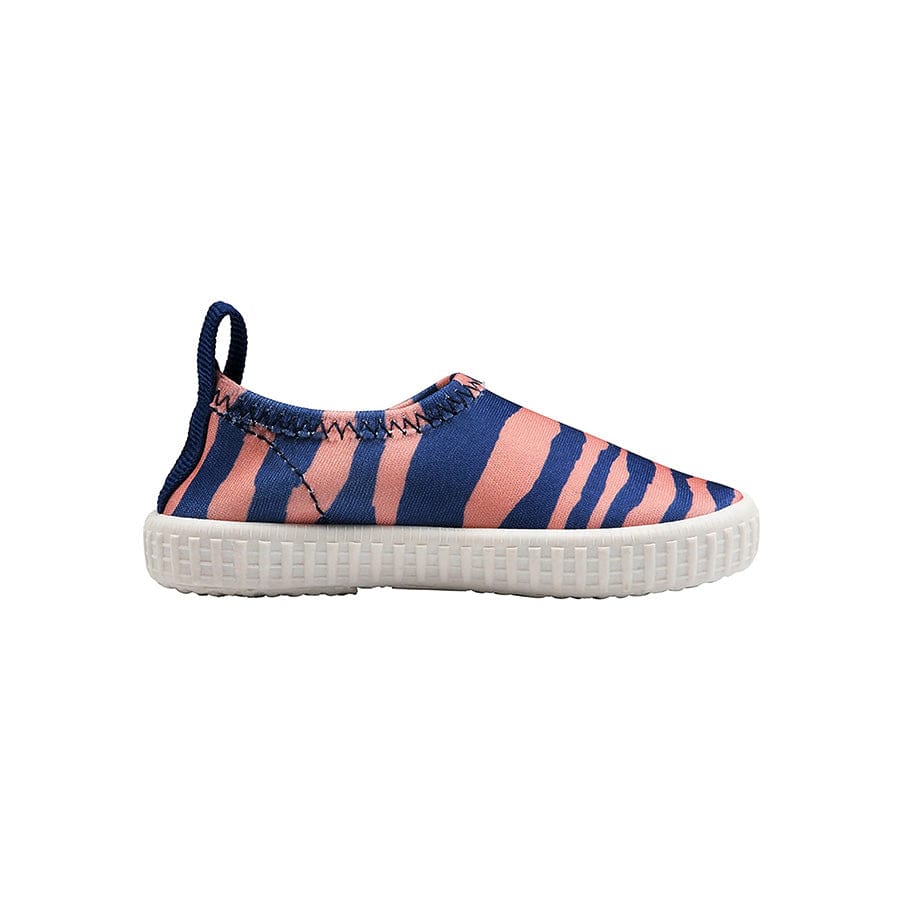 Waterschoentjes Blauw/Oranje Zebra - Maat 19-33