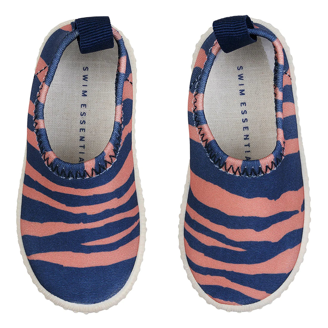 Waterschoentjes Blauw/Oranje Zebra - Maat 19-33