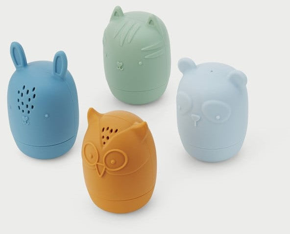 Tickit Silisoft Dieren Waterspuiters (Neutrale Kleuren)