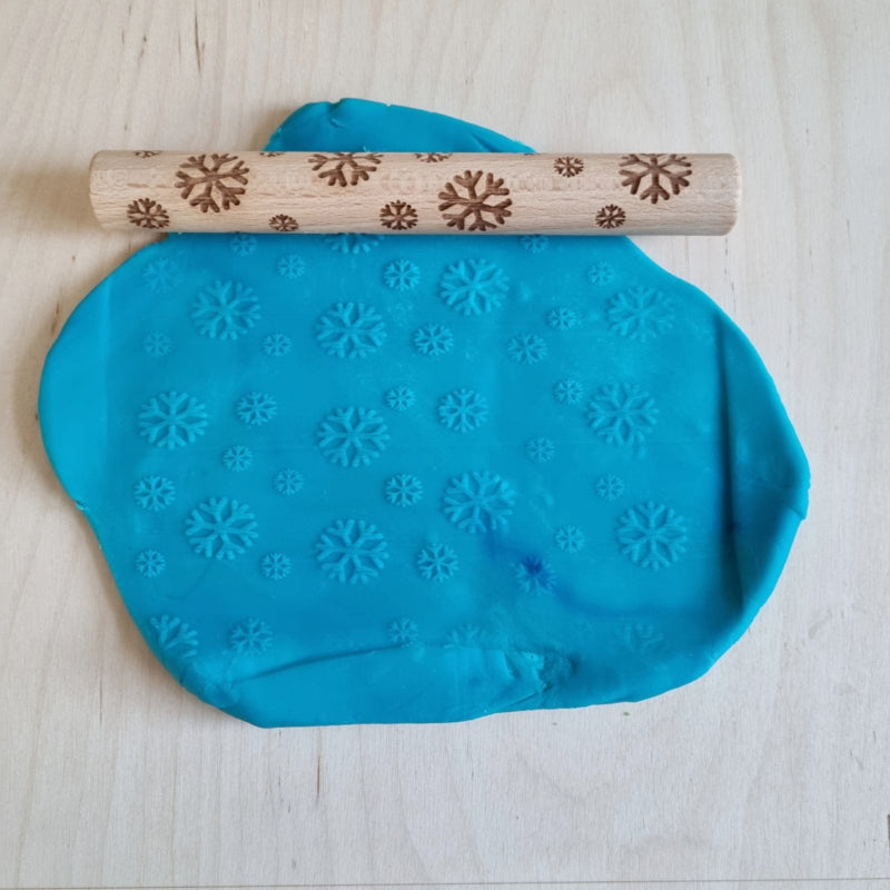 Houten roller | Sneeuwvlok