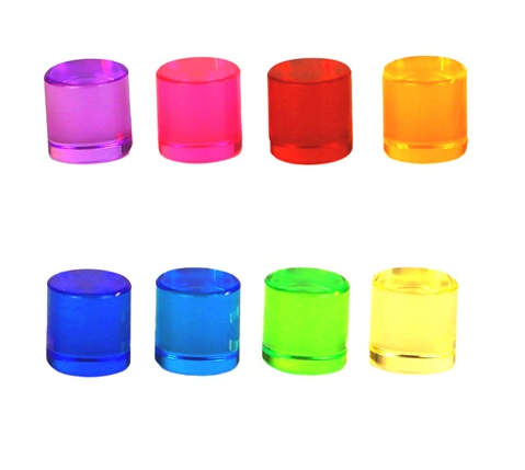 Lucent kleine cylinders - Set van 16