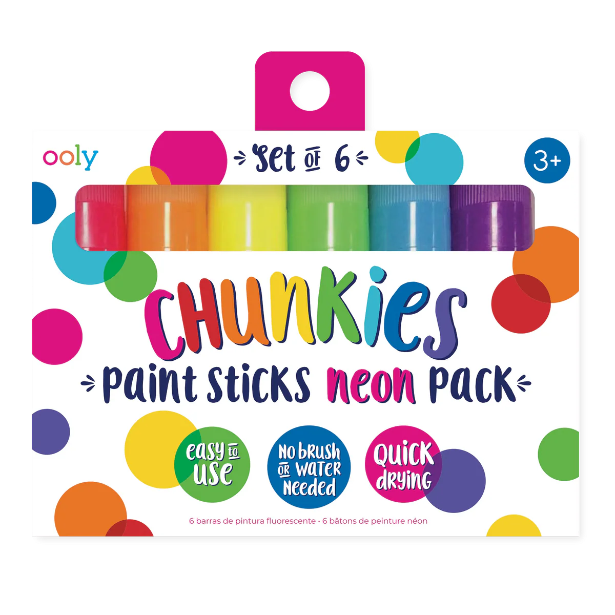 Ooly – Chunkies Stiften – Neon ( set van 6 )
