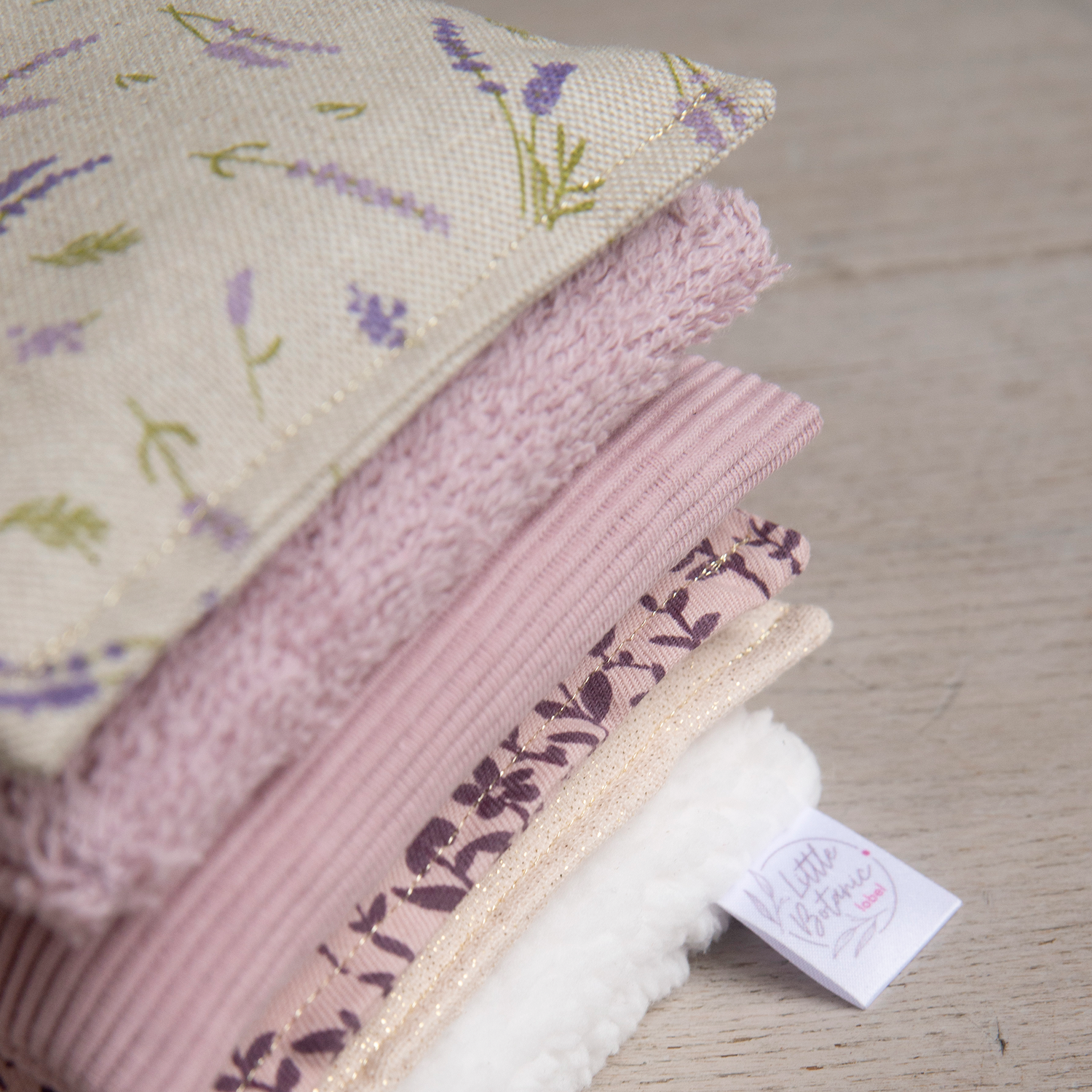 Sensorische pittenzakjes - Mauve - 6 stuks