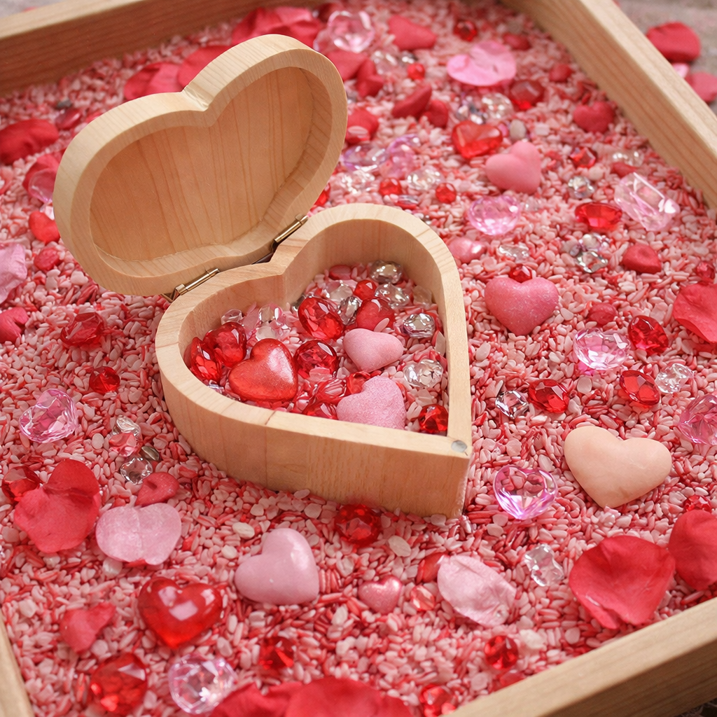 Houten hart ( doosje )