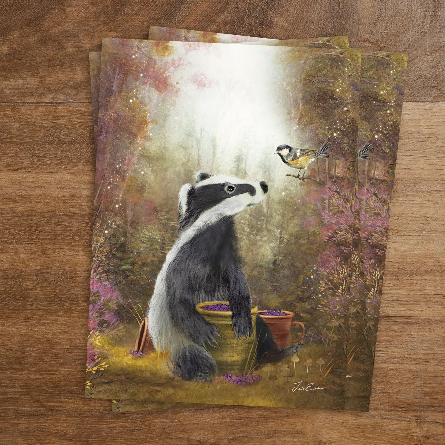 Blueberry Picnic | Iris Esther - Ansichtkaart