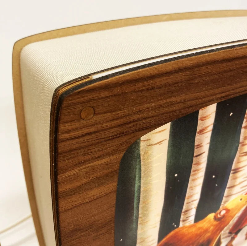 Seizoenenlamp Dimbaar | Walnut