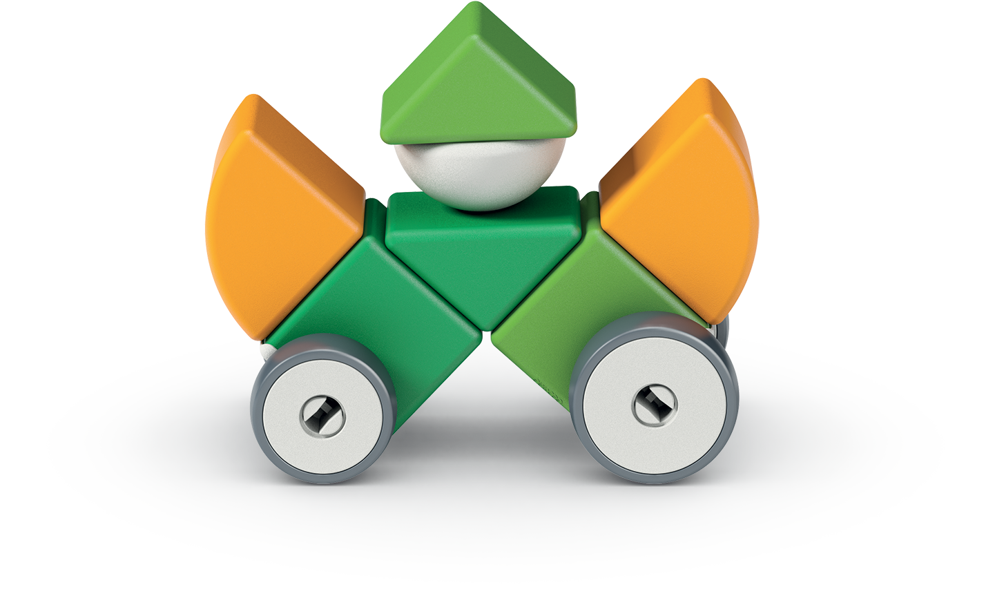 Geomag Magicube 4 Shapes Recycled Wheels 13 pcs