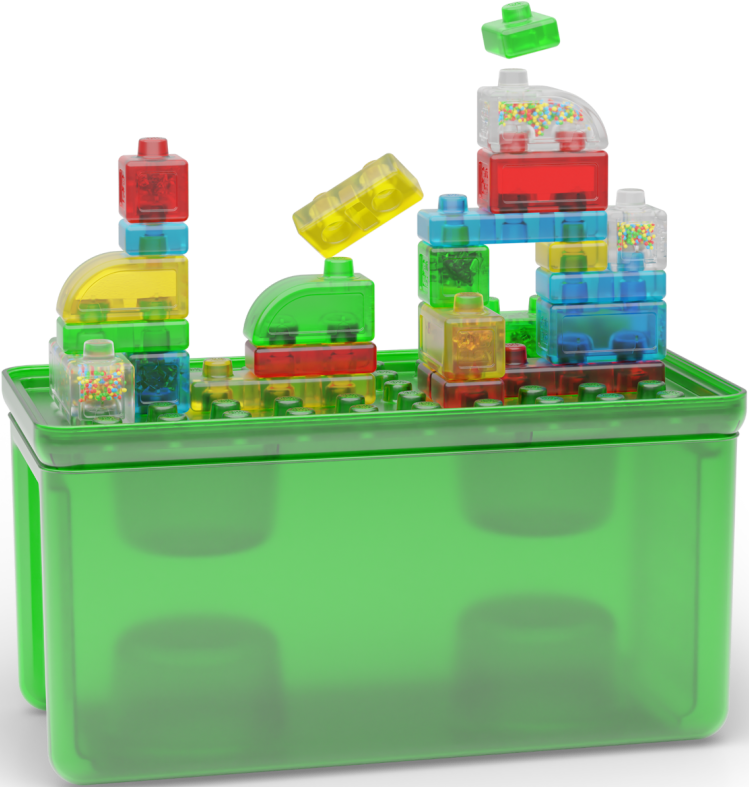 Jelly Blox 2-in-1 Storage Box