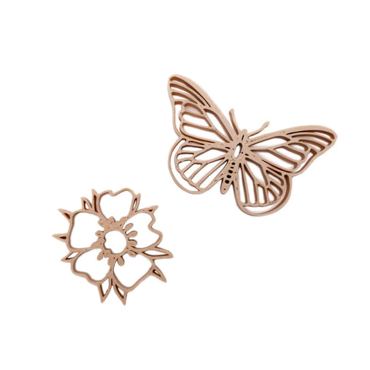Grennn - vlinder en bloem uitsteker