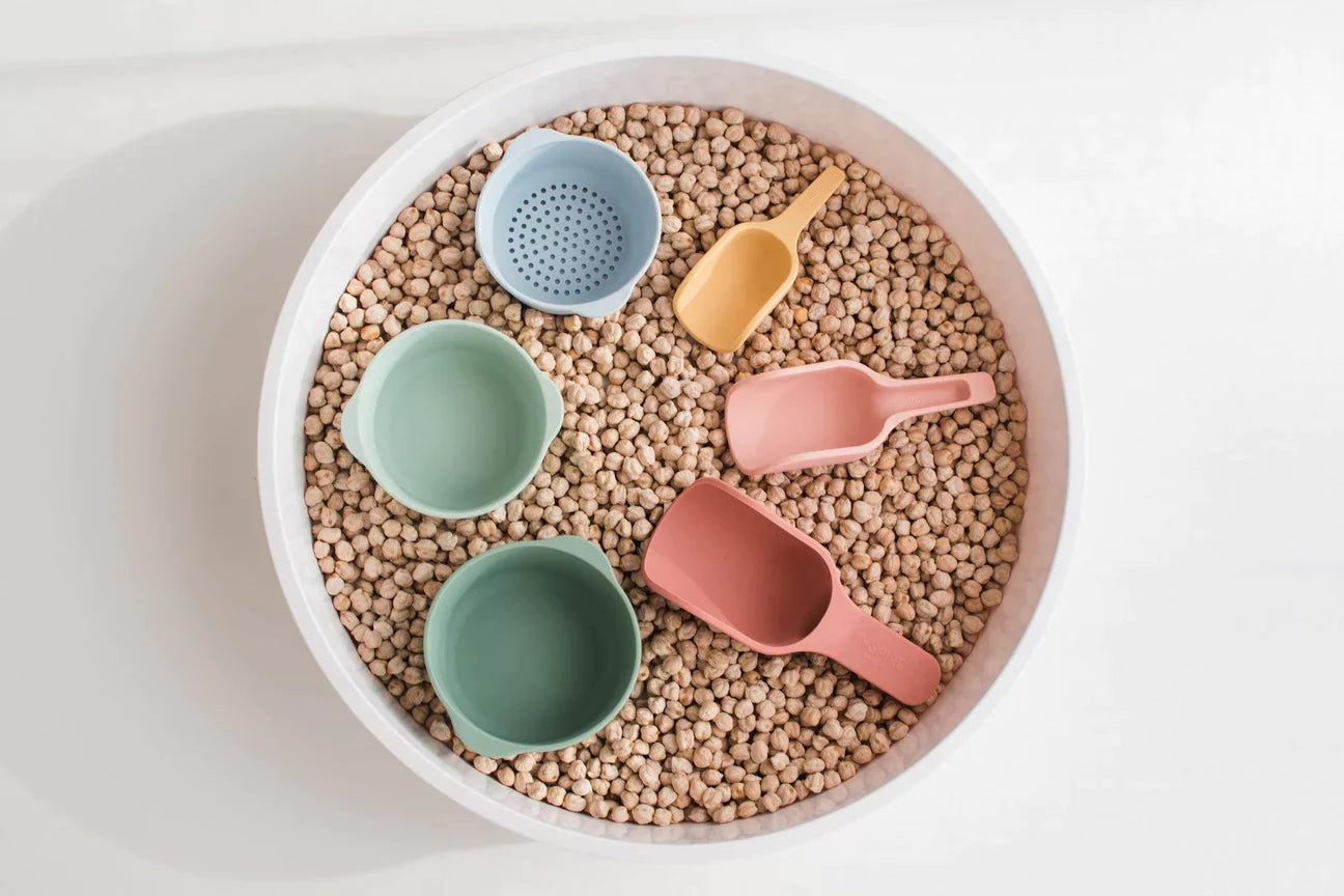 Inspire My Play - Siliconen schaaltjes (geel/rood)