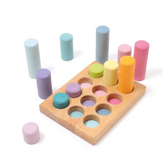 GRIMM’S – Sorteerbord met Rollers Klein (Pastel)