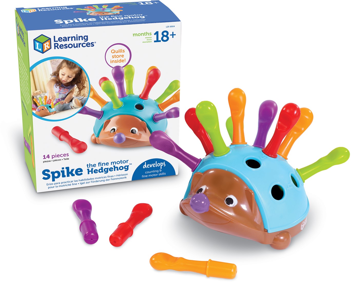 Learning Resources - Spike The Fine Motor Hedgehog®