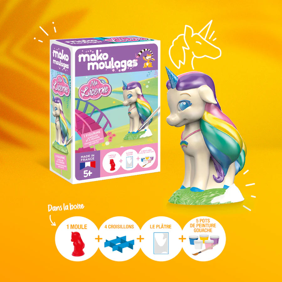Mako Moulages - Eenhoorn regenboog