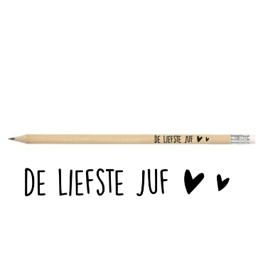 Potlood - De Liefste Juf