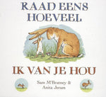 voorkant karton boek, raad eens hoeveel ik van je hou
