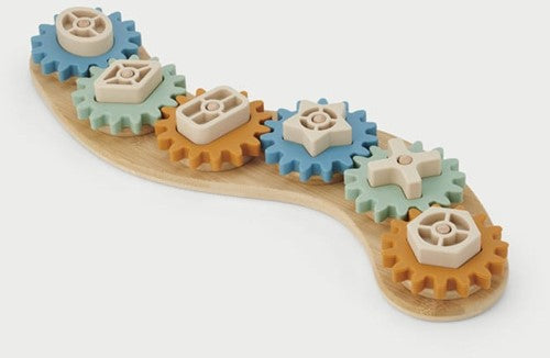 Tickit Silisoft Tandwiel Puzzel (Neutrale Kleuren) - Pk4