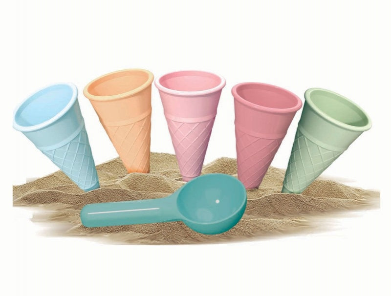 Zandset ijs (6-delig) pastel