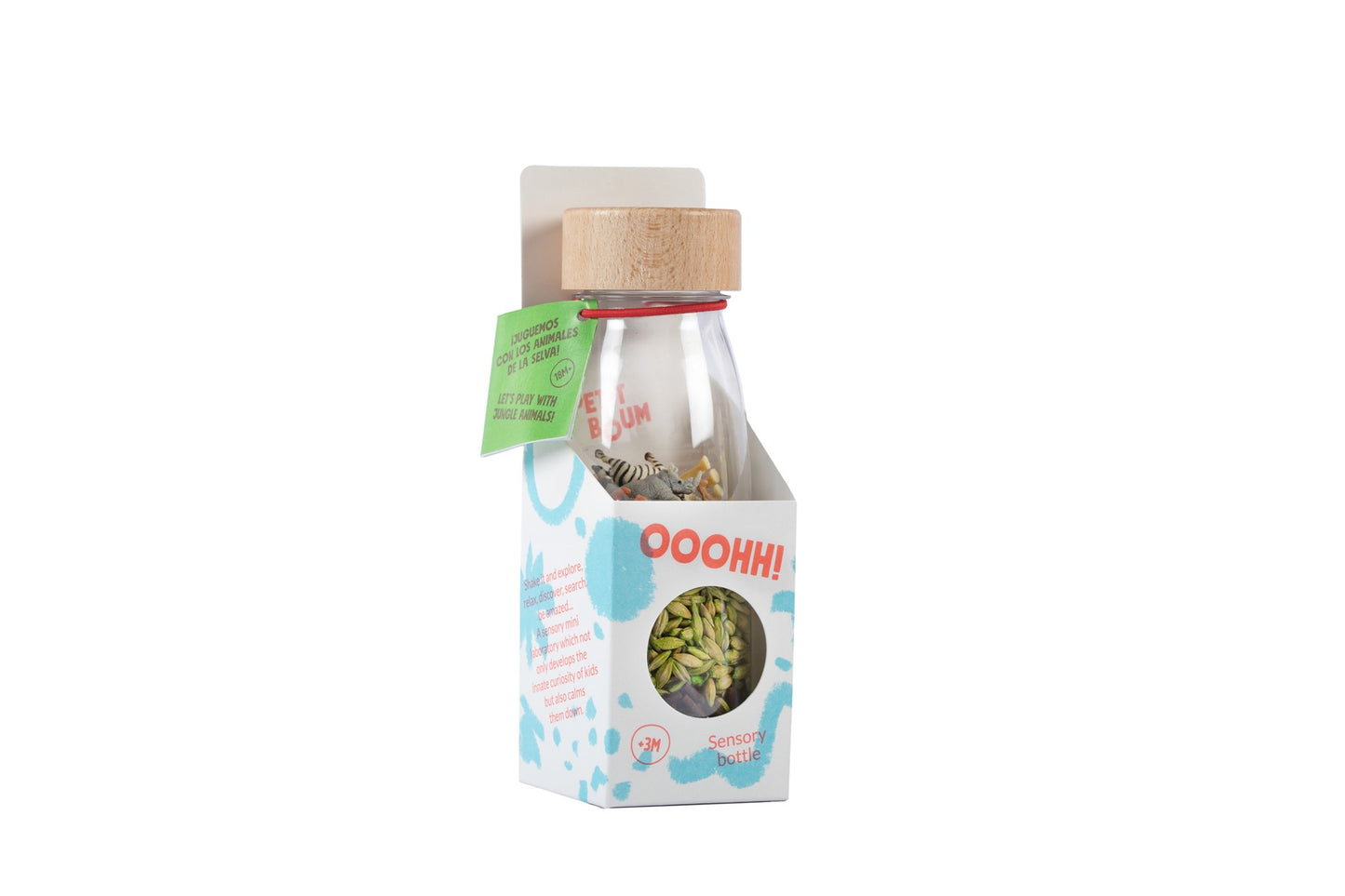 Petit Boum - Sensorische fles - Jungle (spy sensory bottle)