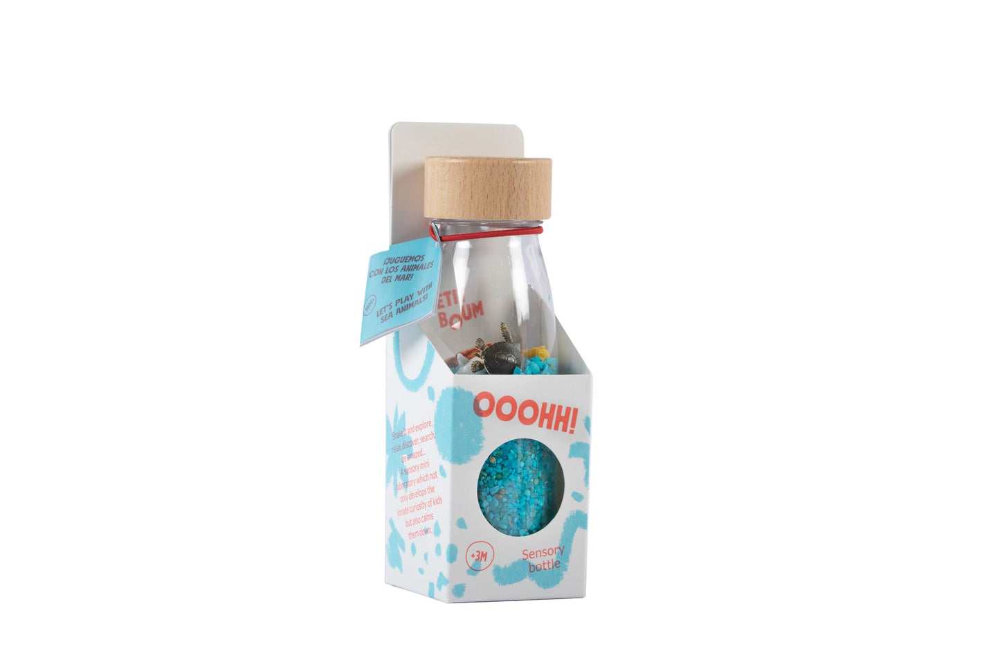 Sensorische fles - Oceaan - Zee (spy sensory bottle)