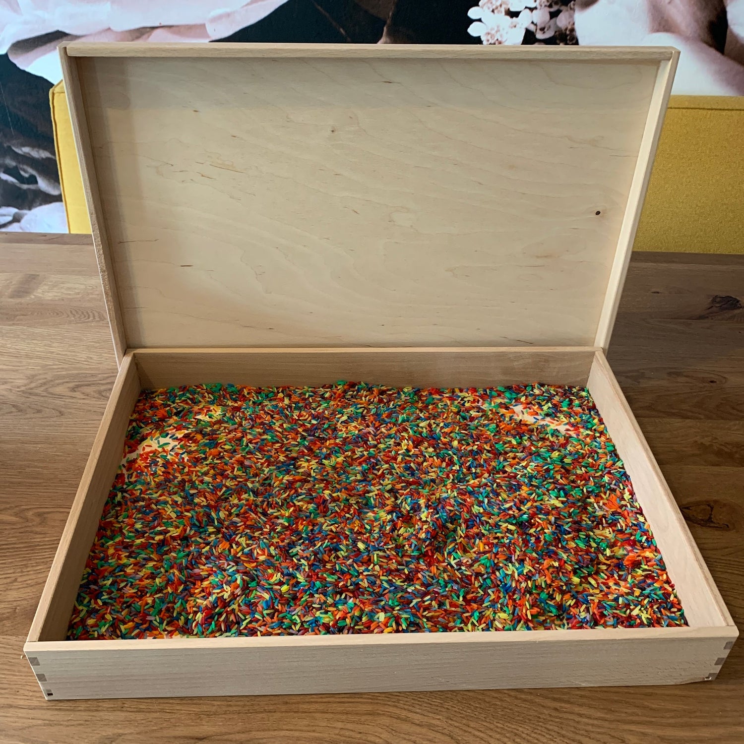 Deksel voor op je sensorische speelbak